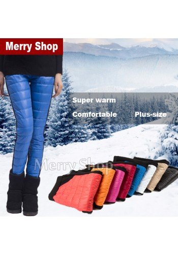 Женские зимние брюки с подкладом из толстого бархата (MS-WS-061)